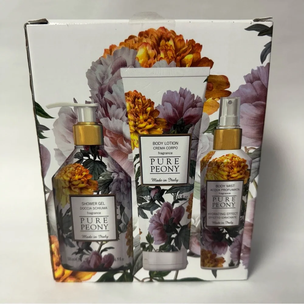 PURE PEONY Fragrance Body Wash Set NWT - Picture 2 of 6